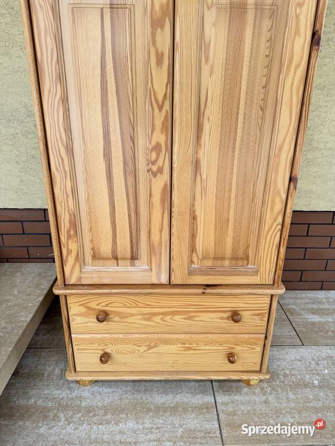 Szafa drewniana sosnowa 100 80 bieliźniarka Garwolin
