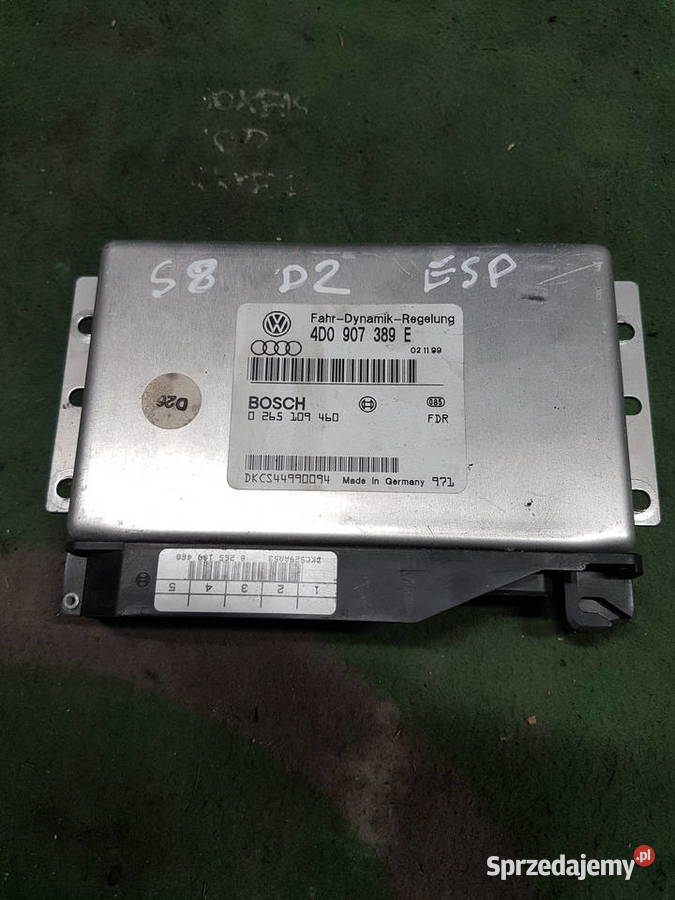 AUDI A8 S8 D2 LIFT STEROWNIK ABS ESP 4D0907389E Turek