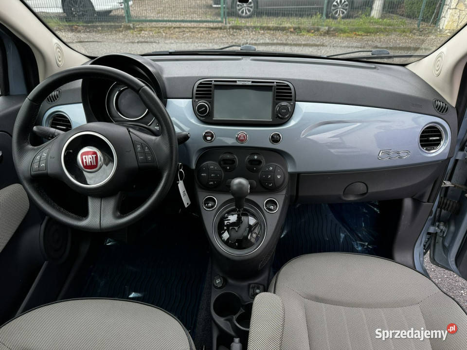 Fiat 500 RatyZamiana Gwarancja CARPLAY skrzynia elektrochrom. lusterka boczne Gdów sprzedam