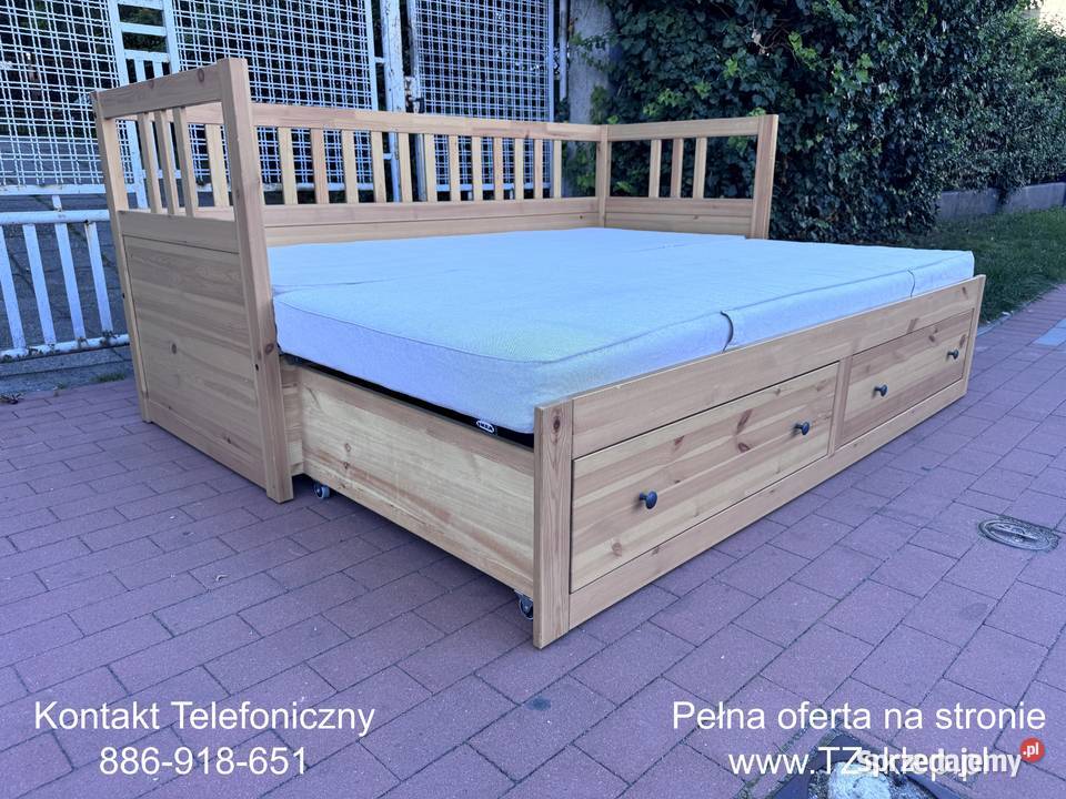 Łóżko leżanka IKEA HEMNES Lite drzewo Sosna 2 Rybnik sprzedam