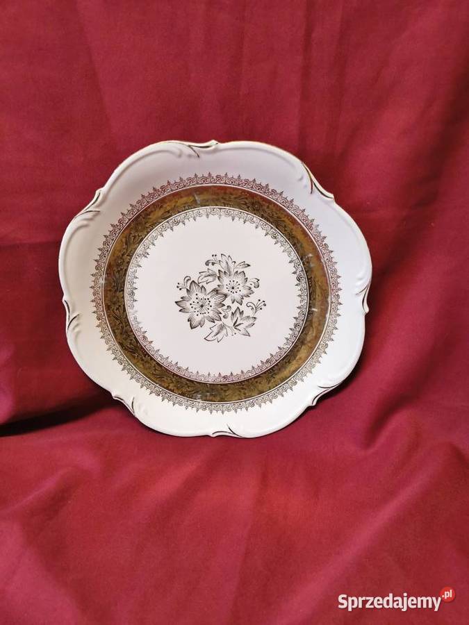 Antyczna patera porcelanowa Carl Tielsch Sorau Chorzew sprzedam