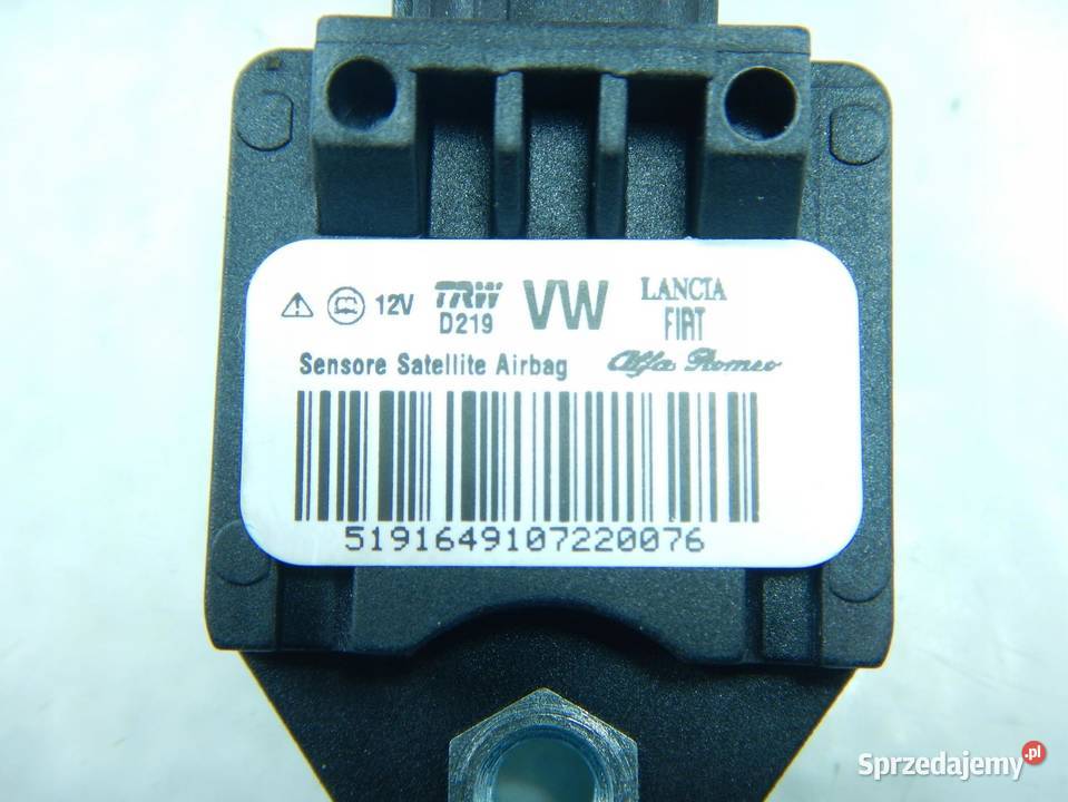 CZUJNIK ZDERZENIOWY AIR BAG FIAT PANDA 1012 ASO osobowe