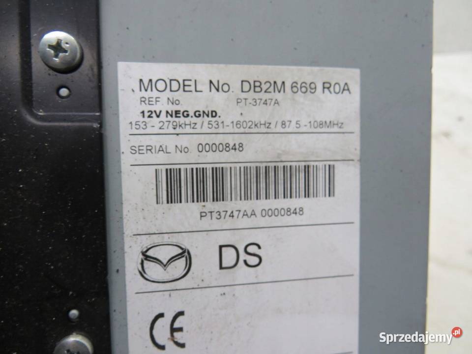 RADIO TUNER MODUŁ MAZDA 2 DJ DB2M669R0A