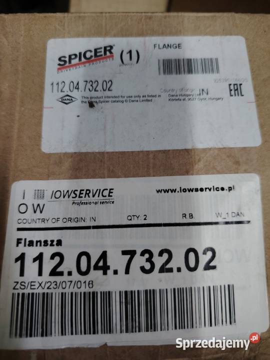 1120473202 Dana Spicer Flansza CNH 87543267 Kuźnica