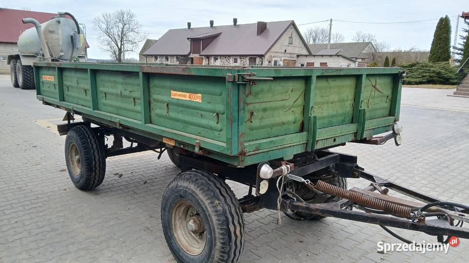 Przyczepa rolnicza 4t nieuszkodzony Kolno