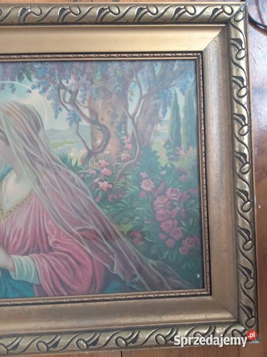 Święty obraz oleodruk małopolskie Gdów sprzedam