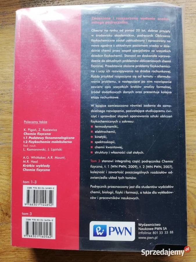 Chemia Fizyczna 3 J DemichowiczPigoniowa A Kraków