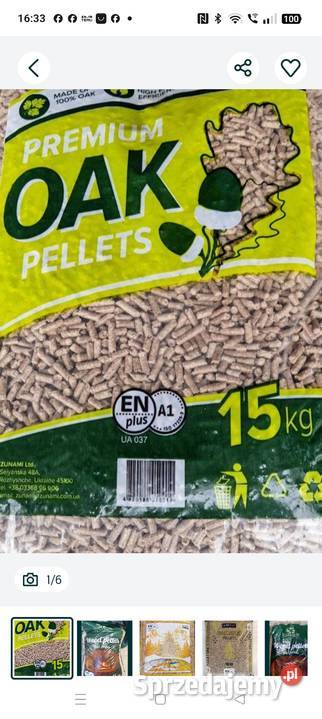 Pellet Dębowy OAK sosnowy Granulita Olczyk