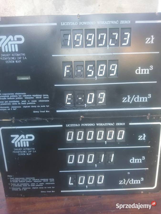 Elektronika do Odmierzacz paliwa ZAP Lubartów