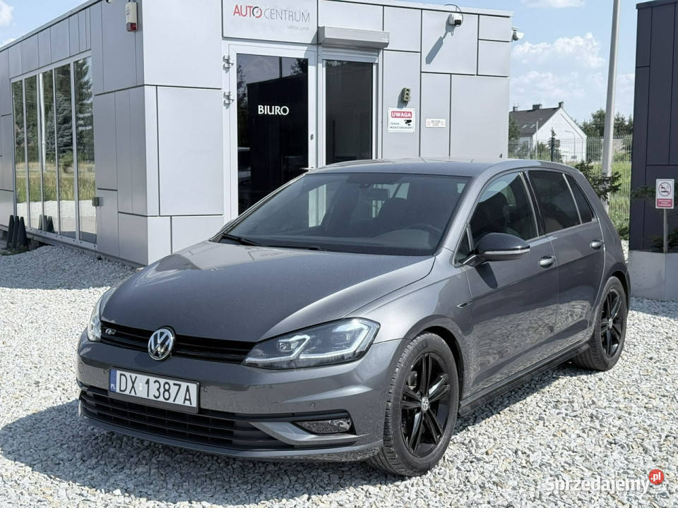 Volkswagen Golf 15 TSI ACT DSG RLine 2018r ACC elektrochrom. lusterko wst. Wrocław