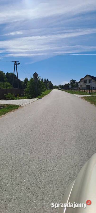 Działka budowlana na Roztoczu 10 Zamościa 1060m2 lubelskie Wieprzec