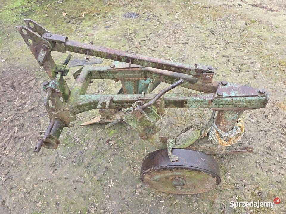 Pług unia grudziądz 2 skibowy duży nieuszkodzony świętokrzyskie Samborzec