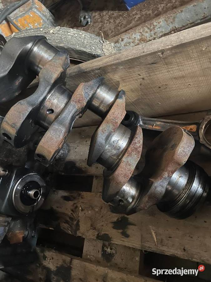 Wał korbowy blok korbowód głowica Kubota V 3300 Kłobuck