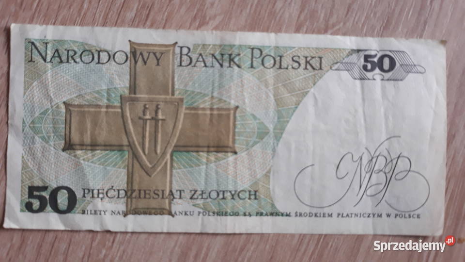50 złotych 1 XII 1988 r seria KD 2 Konin sprzedam