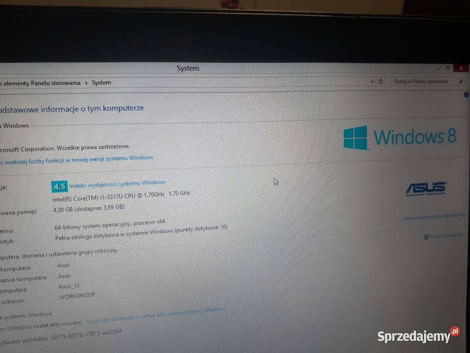 2 laptopy z dotykowymi matrycami Emów