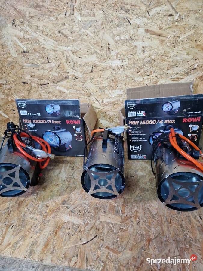 Nagrzewnica gazowa ROWI HGH 15000 4 Inox 15 kw Dom i Ogród Głogowa