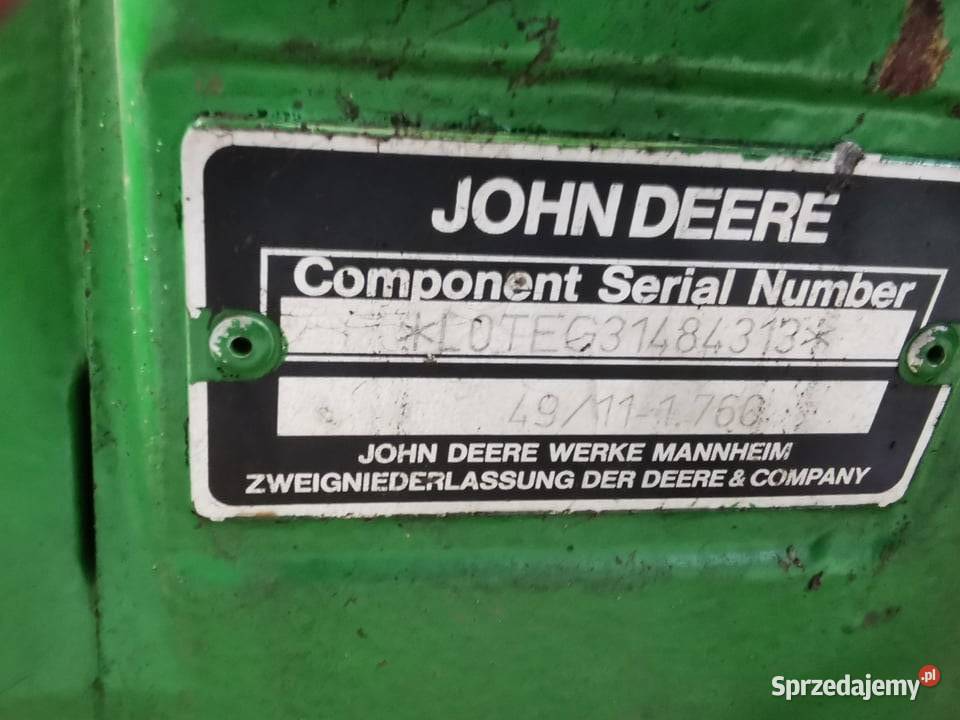 Pochwa mostu tylnego John Deere 6330 L157521 Wilkowo