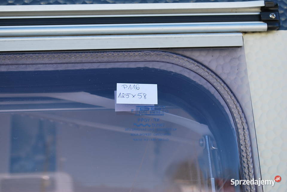 OKNOSZYBA BUERSTNER 125X58 DO PRZYCZEPYKAMPERA mazowieckie Grzebowilk sprzedam