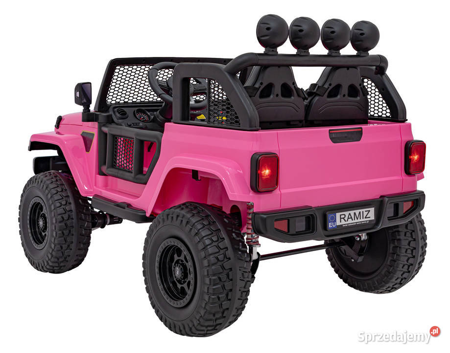 Auto na akumulator OFF ROAD 30 różowe EVA 4x35W