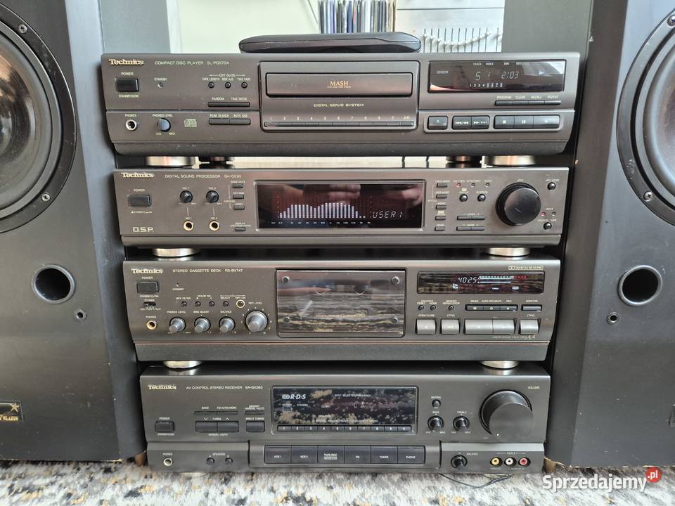Wieża Technics SAGX280 SHGE90 RSBX747 SLPG570A kujawsko-pomorskie Toruń
