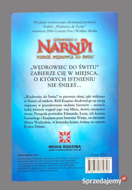 Opowieści z Narnii Podróż Wędrowca do Świtu Chrzanów