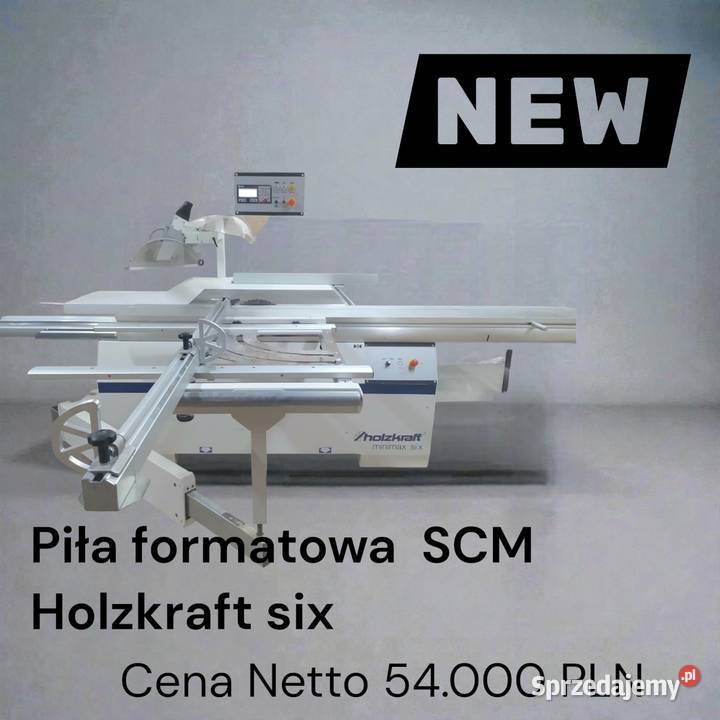 Piła formatowa SCM Si X sterowanie PLC Wadowice