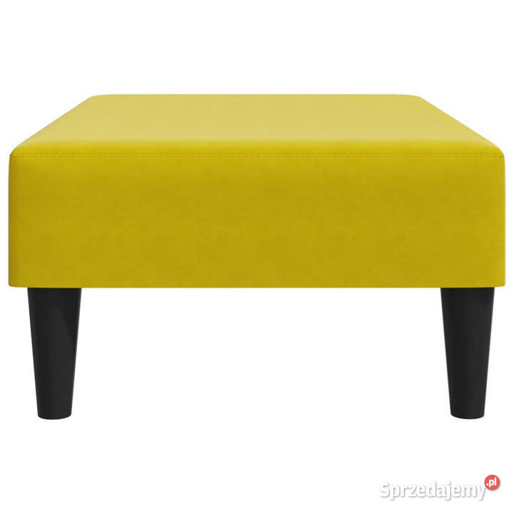 Podnóżek żółty 77x55x31 aksamit WM379561 Warszawa sprzedam