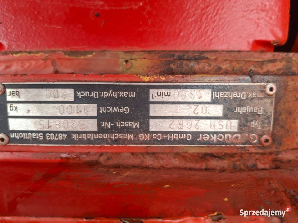 Kosiarka bijakowamulczer Ducker 280Kuhn Wąwelno sprzedam