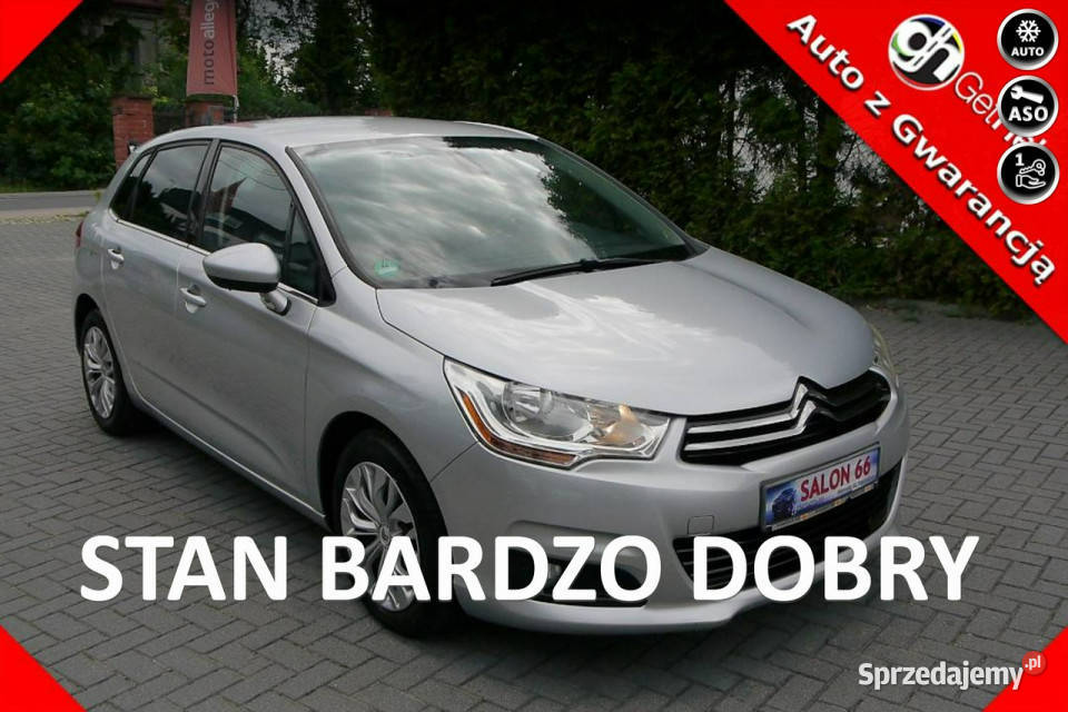 Citroen C4 16d Skóra Stan b 100bezwypadkowy wielofunkcyjna kierownica Częstochowa