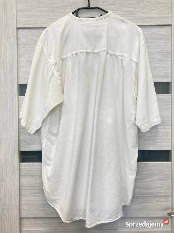 Nowa biała bawełniana męska koszula Buggle Boy Nisko