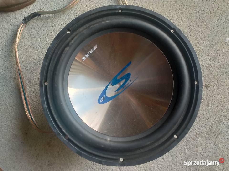 Subwoofer samochodowy Alpine SWS1222D Ciepielów sprzedam
