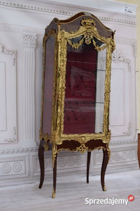 Witryna EMPIRE Gablotka z Brązu Złoconego