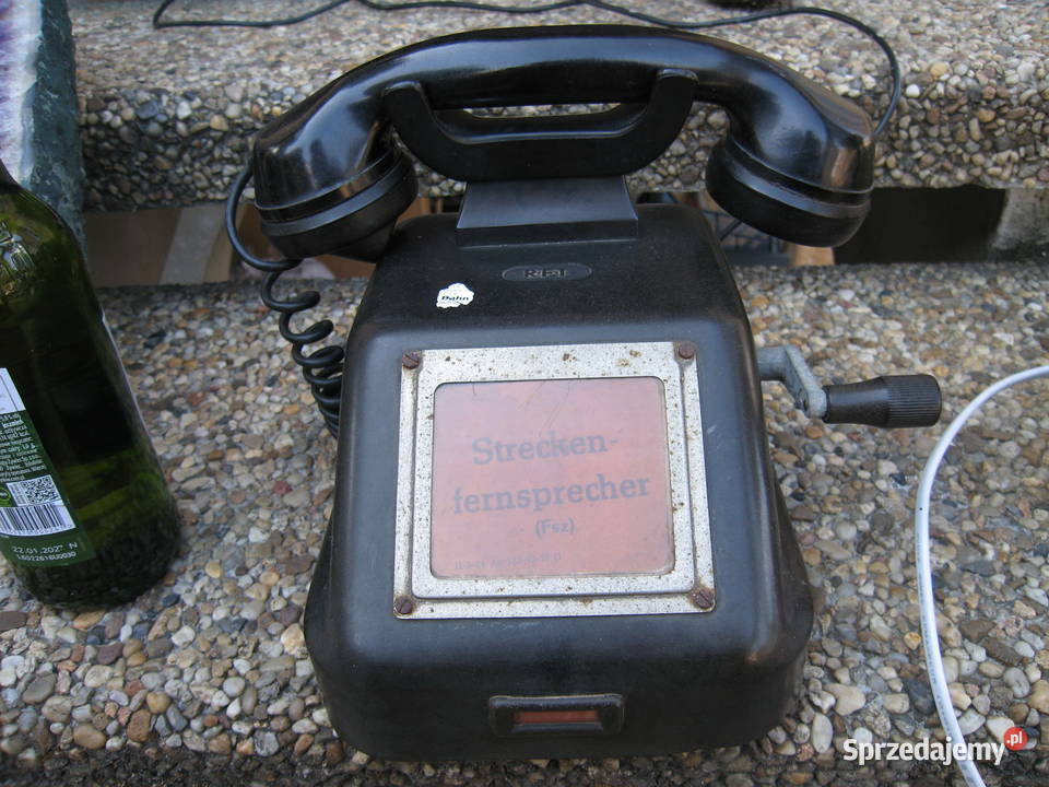 Stary telefon kolejowy Szczecin