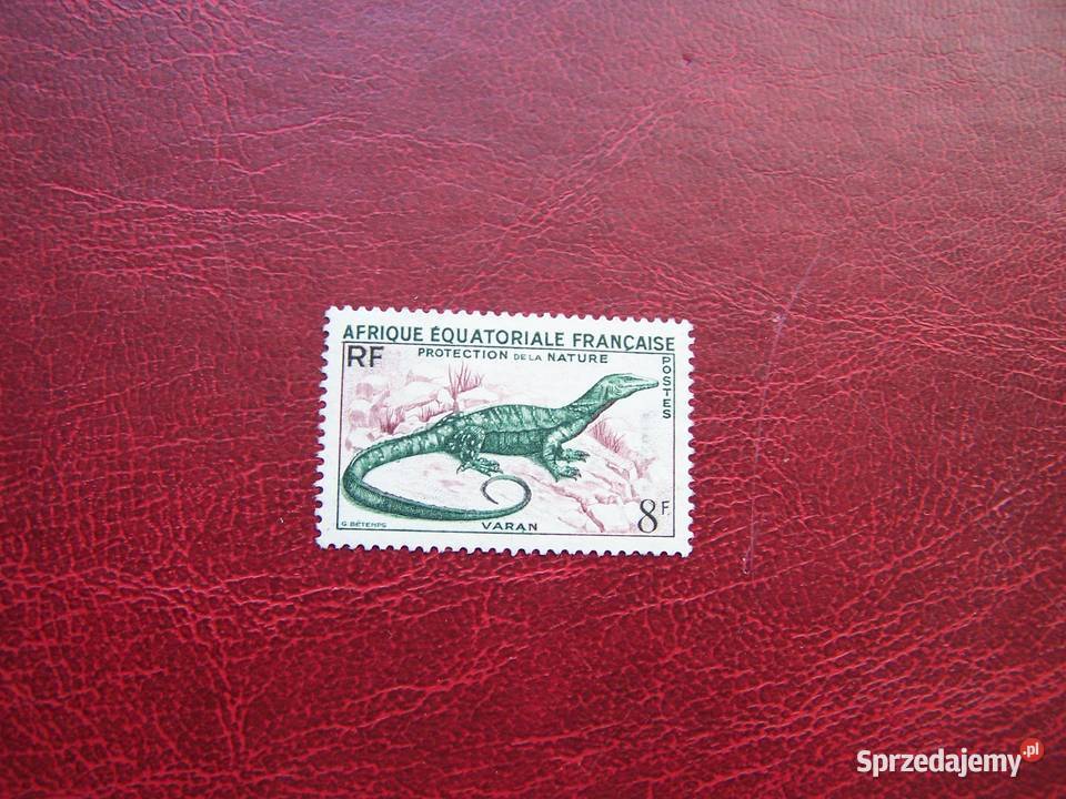 Francja 1955 MNH Mi 296 Fauna Gady Jaszczurka Tychy