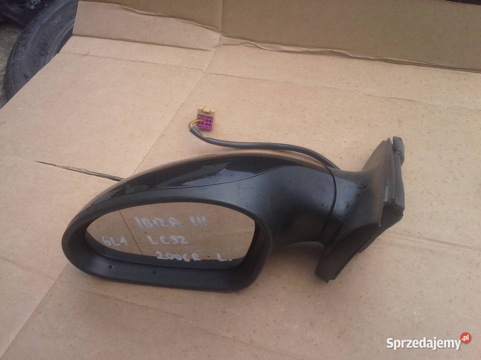 Seat Ibiza III lusterko LC9Z prawe lewe 6L1 Rok produkcji 2006 Dębno