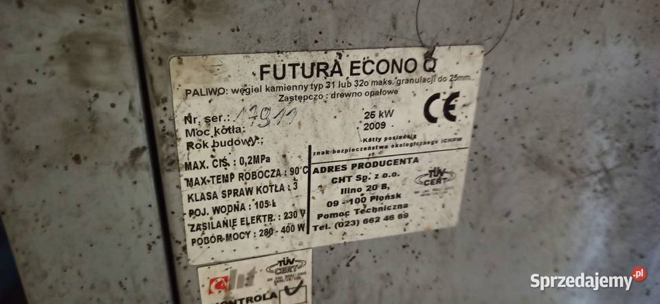 Piec grzewczy na ekogroszek Cichewicz Futura Dobre
