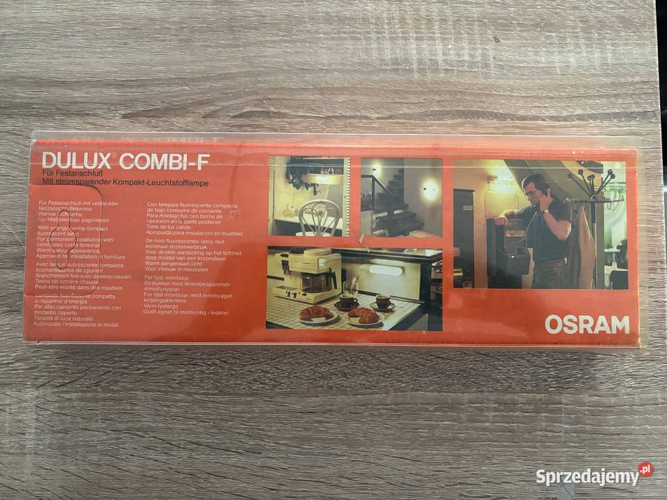 Lampka Osram Dulux Combi F lata 80 design nowa dolnośląskie Wrocław