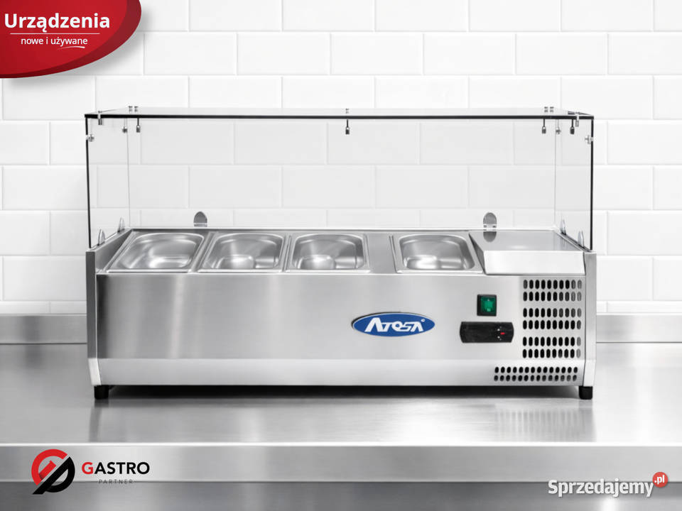 Witryna chłodnicza nadstawna szklana na wielkopolskie