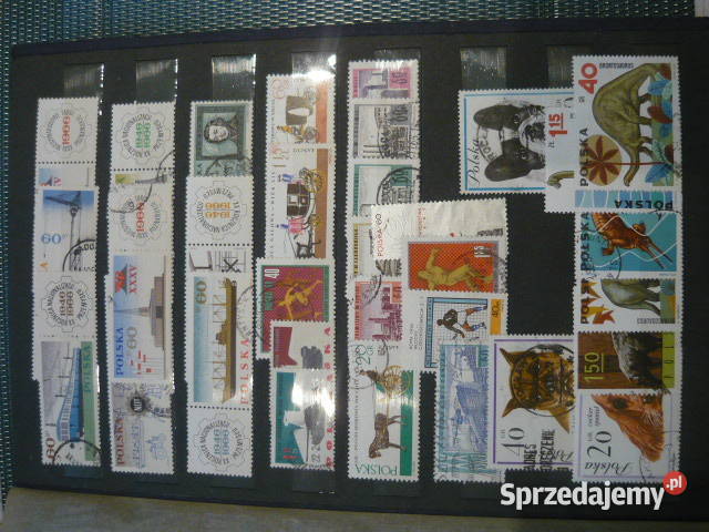 Znaczki kasowane lata 60