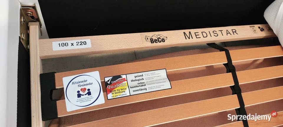 Podwójne łóżko tapicerowane wysokich osób2m Międzyzdroje