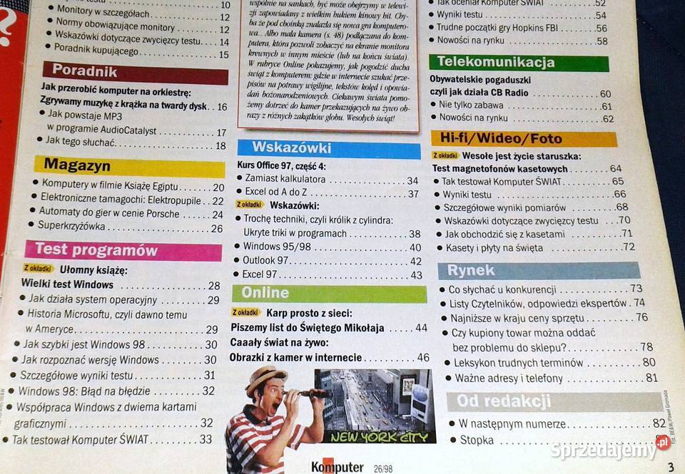 Komputer świat Windows zamiast rózgi 2606 1998 Chełm