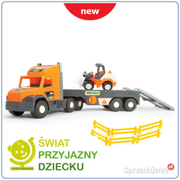 Wader Auto Super Tech Truck laweta z spychaczem Bielsk Podlaski