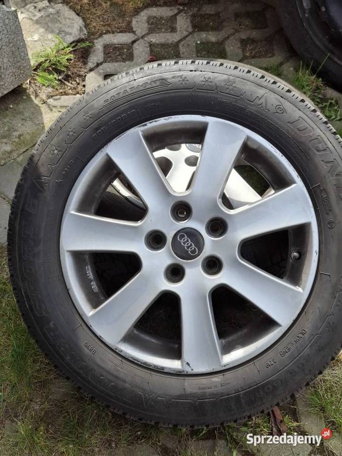Felgi z oponami zimowymi 5x112 audi a4 b8 Opony i felgi Legnica sprzedam