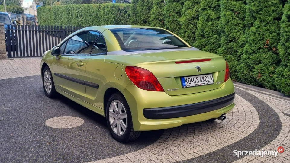 Peugeot 207 CC Cabrio Alu Klima GWARANCJA Zakup aluminiowe felgi Płońsk