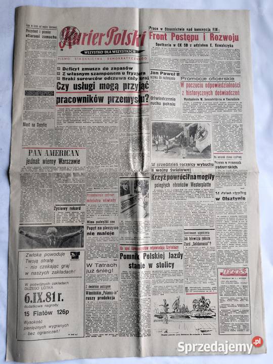 Ilustrowany Kurier Polski z 1979r i z 1981r Rok wydania 1981 Gdynia
