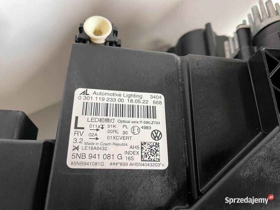 VW TIGUAN 2 LIFT LAMPA PRZEDNIA LEWA 5NB941081G Ostroróg