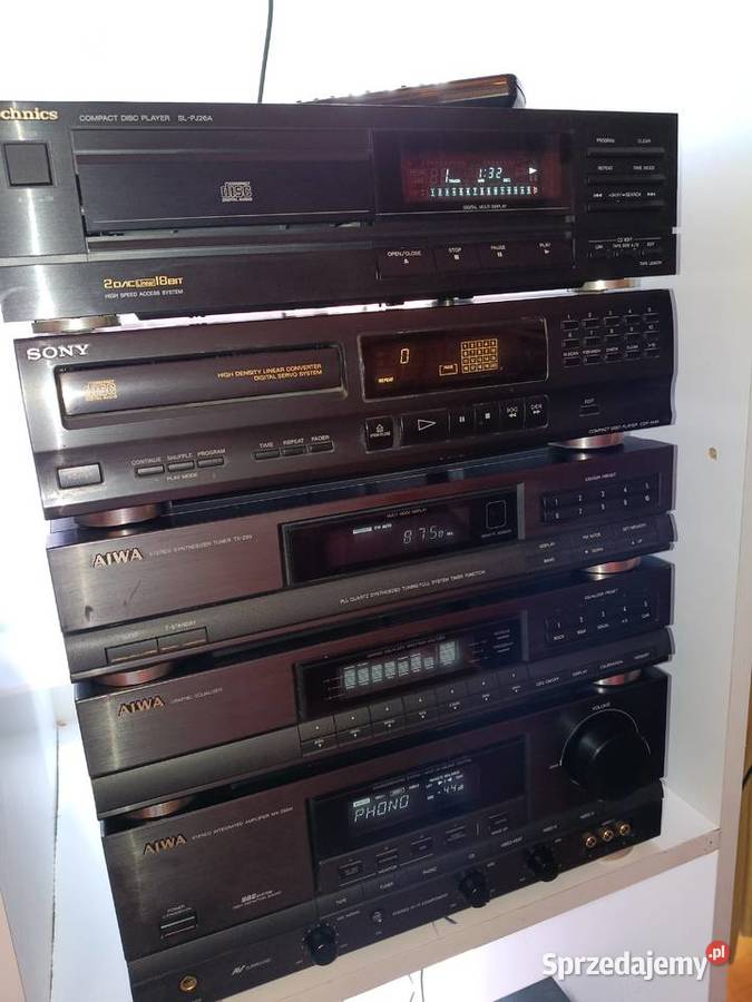 MIDI wieża Aiwa Cd Sony Technics Mielec