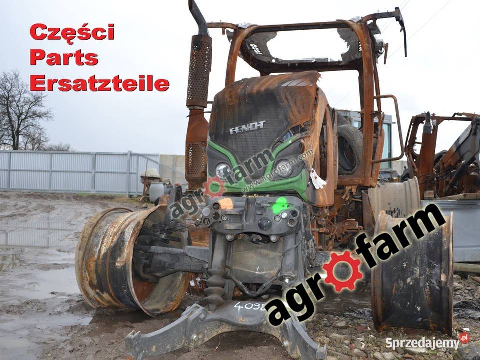 Fendt 516 Vario części skrzynia biegów zwolnica Byków