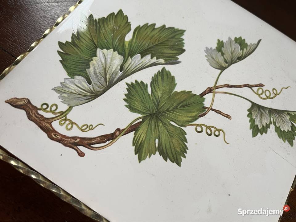 Podstawka pod gorące naczynia Winogronowe liście Porcelana i szkło Gdańsk