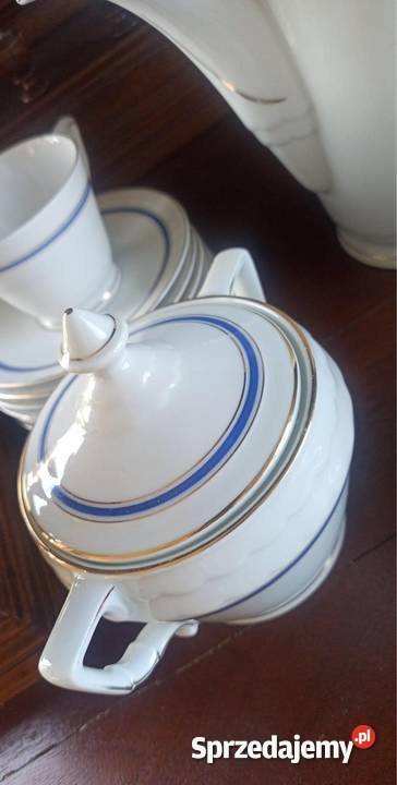 Filiżanka z talerzykiem Carl Tielsch Altwasser Gdańsk